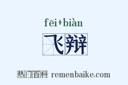 飞辩是什么意思的图片